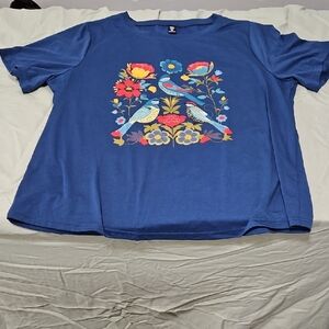 Bird & Floral Graphic Tee